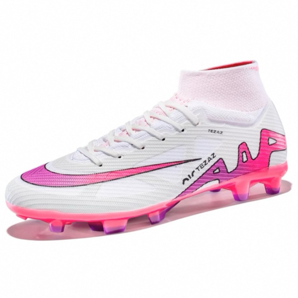 Nike Pink and White Athletic Shoes with Dynamic Fit